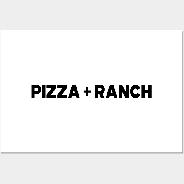 Pizza plus ranch Wall Art by KC Happy Shop